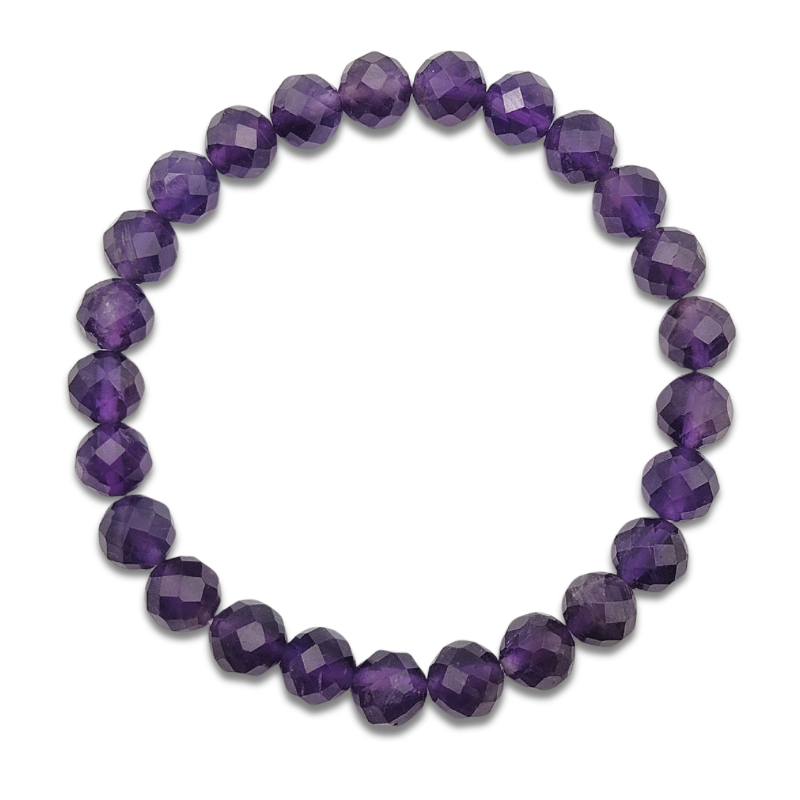 Amethyst Cutting Bracelet